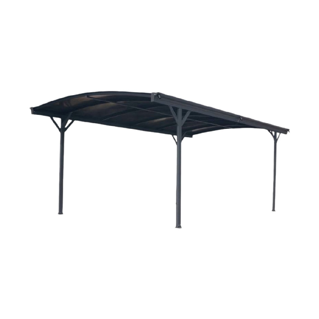 Auvent de terrasse en métal - Protection contre les intempéries - Dimensions 200 x 300 x 240