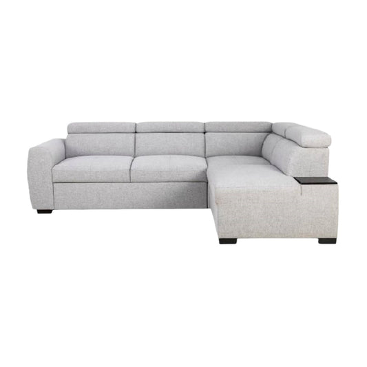 Canapé d'angle en tissu pour salon - 230 x 150 x 85